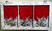 Red and White Widow # 2 Mixed Media by Christopher Schranck Red and White Widow # 2 Mixed Media by Christopher Schranck
