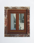Reflecting on Santorini -- Window With Reflection on Santorini, Greece Photograph by Darin Volpe Reflecting on Santorini -- Window With Reflection on Santorini, Greece Photograph by Darin Volpe