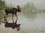 Reflection On The Rocks Painting by Tammy Taylor