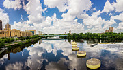 Reflections of Minneapolis Photograph by Mike Evangelist
