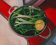 Reflections of Supper Painting by T S Carson