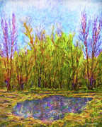 Reflections On A Purple Day Digital Art by Joel Bruce Wallach