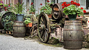 Street corner in Ribeauville Photograph by Claudio Maioli