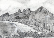 Rio De Janeiro Drawing by Carol Morris