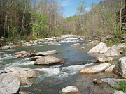 River Rocks and Flow Photograph by Allen Nice-Webb