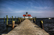 Roanoke Marshes Lighthouse Photograph by Pete Federico