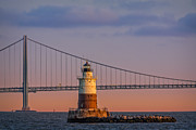 Robbins Reef Light Photograph by Susan Candelario Robbins Reef Light Photograph by Susan Candelario
