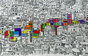Rocinha Drawing by Carol Morris Rocinha Drawing by Carol Morris