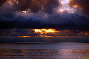 Rockaway Sunset #5 Enhanced Photograph by Ben Upham III