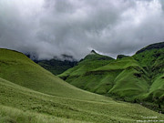 Rolling green Drakensberg Mountains Photograph by Gaelyn Olmsted