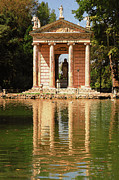 Rome, Ancient Temple of Aesculapius Painting by AM FineArtPrints