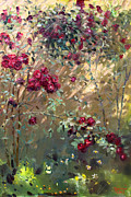 Roses are Red Painting by Ylli Haruni
