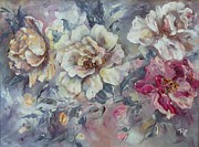 Roses from a Friend Painting by Ryn Shell