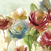 Rosewater Garden 1 Painting by Carol Robinson