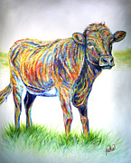 Rosie Painting by Teshia Art
