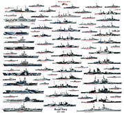 Royal Navy ww2 Drawing by The collectioner