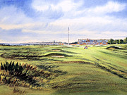 Royal Troon Golf Course Painting by Bill Holkham