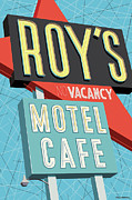 Roy's Motel Cafe Pop Art Digital Art by Jim Zahniser