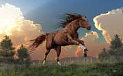 Running Free Digital Art by Daniel Eskridge