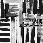 Rush Hour- Art by Linda Woods Mixed Media by Linda Woods