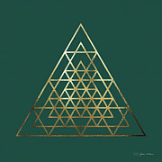 Sacred Geometry - Philosopher's Stone No. 4 Digital Art by Serge Averbukh