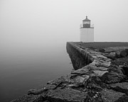 Salem MA Derby Wharf in Heavy Fog Photograph by Toby McGuire