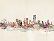 San Francisco California Painting by Bri Buckley