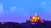 San Luca evening Pyrography by Benny Marty San Luca evening Pyrography by Benny Marty