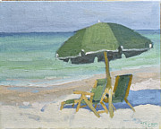 Sandy Shade Painting by Tiffany Foss