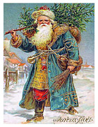 Santa Claus bringing a Christmas tree Digital Art by Long Shot Santa Claus bringing a Christmas tree Digital Art by Long Shot