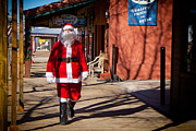 Santa Claus is Coming to Town in Tombstone Arizona Photograph by Mary Lee Dereske