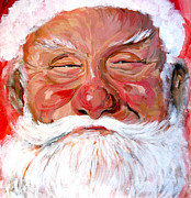 Santa Claus Painting by Tom Roderick