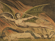 Satan Exulting over Eve, 1795 Painting by William Blake Satan Exulting over Eve, 1795 Painting by William Blake