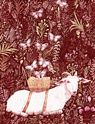 Scapegoat Healing Tapestry Print Digital Art by Lise Winne