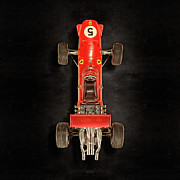 Schuco Ferrari Formel 2 Top on Black Photograph by YoPedro