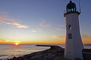 Scituate Lighthouse Scituate Massachusetts South Shore Sun Rising Photograph by Toby McGuire Scituate Lighthouse Scituate Massachusetts South Shore Sun Rising Photograph by Toby McGuire