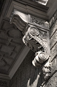 Sculpted Balcony Bracket Budapest Photograph by James Dougherty
