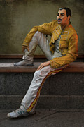 Sculptures of Sankt Petersburg - Freddie Mercury Photograph by Jaroslaw Blaminsky
