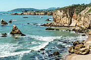 Sea and Cliffs Photograph by Paul Johnson