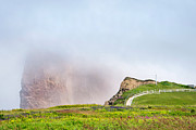 Sea Fog on Perce Rock Photograph by Kathy Paynter Sea Fog on Perce Rock Photograph by Kathy Paynter