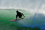 Sea of Despair -- Surfer on a Wave in Cayucos, California Photograph by Darin Volpe Sea of Despair -- Surfer on a Wave in Cayucos, California Photograph by Darin Volpe