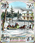 Seasons Greetings, Happy Holidays, 1881 Photograph by Science Source