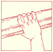 SECOND STATION- Jesus is made to carry his cross Drawing by William Hart McNichols
