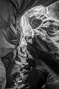 Secret Layer - Black and White - Antelope Canyon Photograph by Gregory Ballos Secret Layer - Black and White - Antelope Canyon Photograph by Gregory Ballos