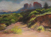 Sedona Pathway Pastel by Sandra Lee Scott