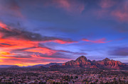 Sedona Sunset Photograph by Eddie Yerkish