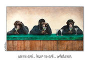 See No Evil_hear No Evil_nevermind... Painting by Will Bullas