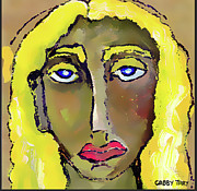 Self Potrait Painting by Gabby Tary