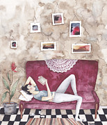Self-reflection Painting by Soosh - Soosh