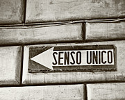 Senso Unico - One Way Photograph by Melanie Alexandra Price Senso Unico - One Way Photograph by Melanie Alexandra Price